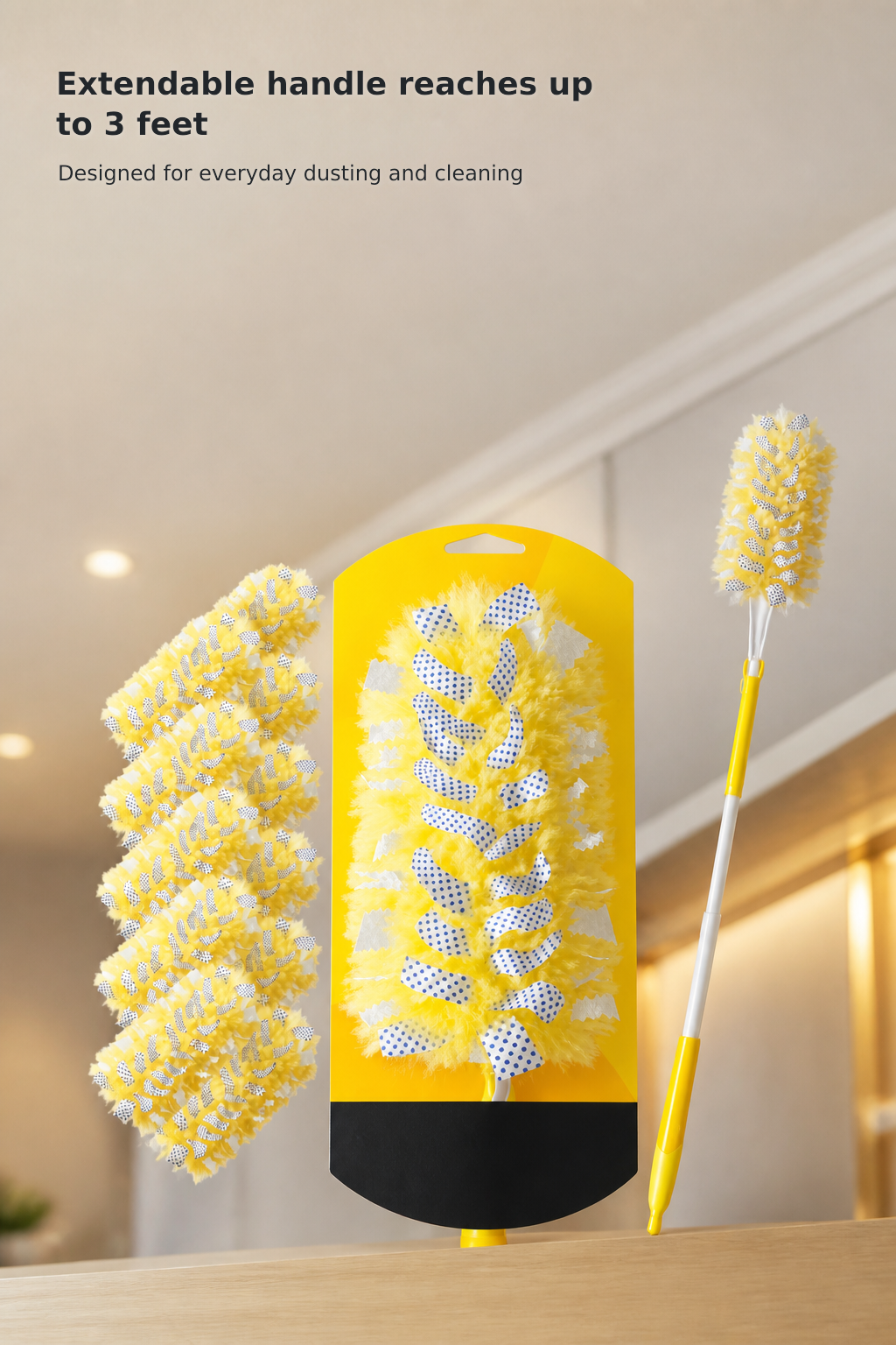 12-Piece Heavy-Duty Duster Set with Extendable Handle